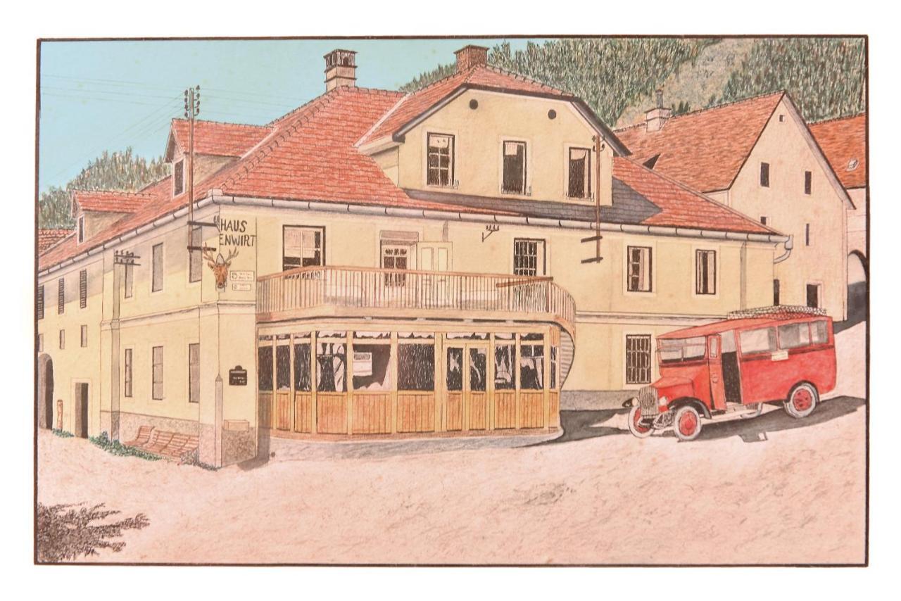 Gasthof Hirschenwirt Schöder Buitenkant foto